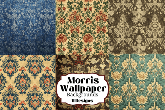 11 William Morris Wallpaper Backgrounds for Your Projects
