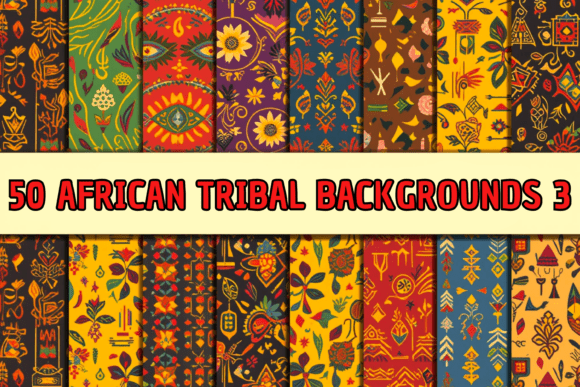 50 African Tribal Backgrounds 3: Infusing Heritage into Modern Design