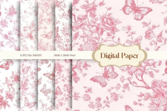Chinoiserie Floral Backgrounds Elegance