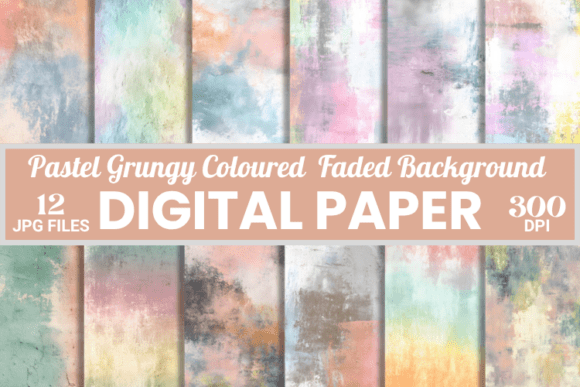 Coloured Grungy Faded Backgrounds: Unlock Vintage Charm
