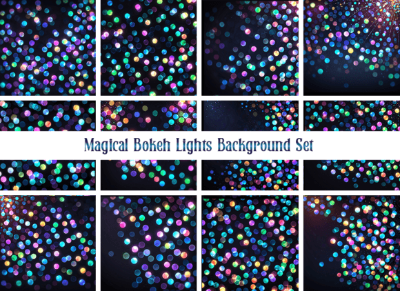 Enchant Your Designs with Magical Bokeh Lights Backgrounds
