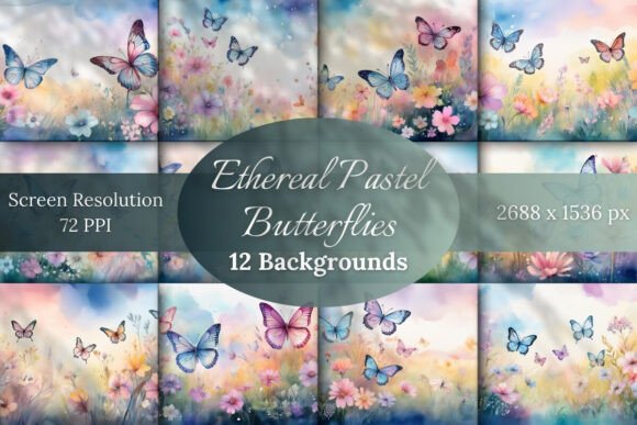 Ethereal Pastel Butterflies Backgrounds: A Designer's Guide