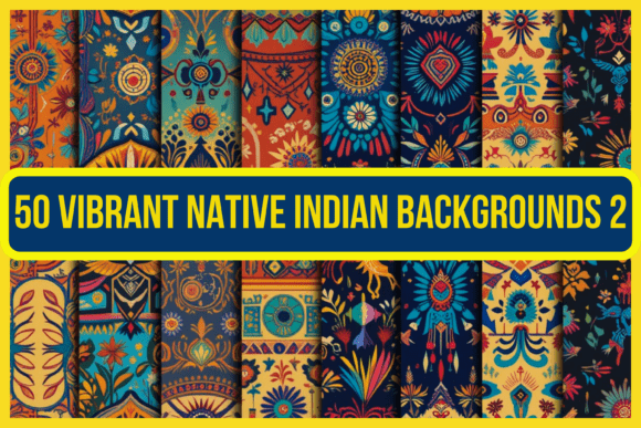 Native American Pattern Backgrounds 2: A Designer's Guide