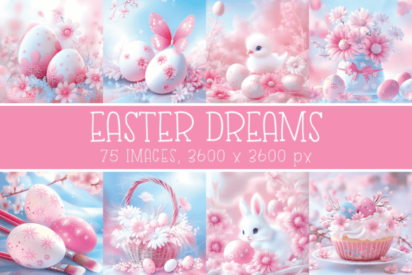 Pink Easter Digital Papers: A Fresh Take on Springtime Design