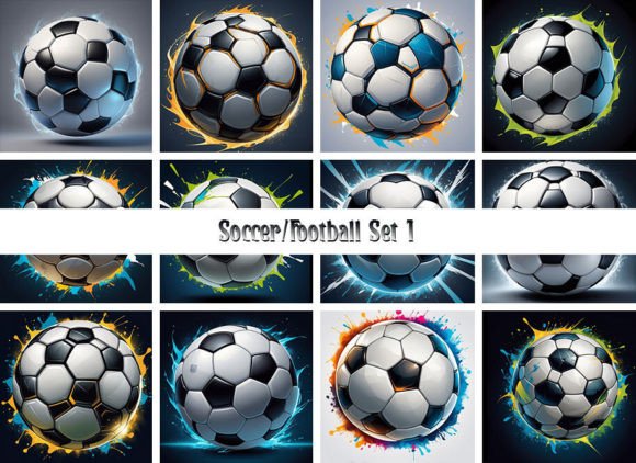 Score Big with Football Soccer Ball Backgrounds