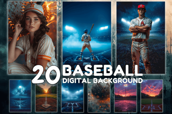 Transform Your Projects with Baseball Digital Backdrops